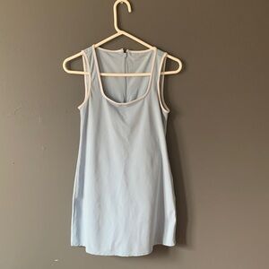 Abercrombie & Fitch Sky Blue active dress with attached shorts.